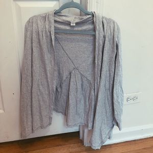 ivivva grey cardigan